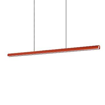 Ideal Lux Sospensione Moderna Dorica 1 Luce LED Integrato Arancione metallo