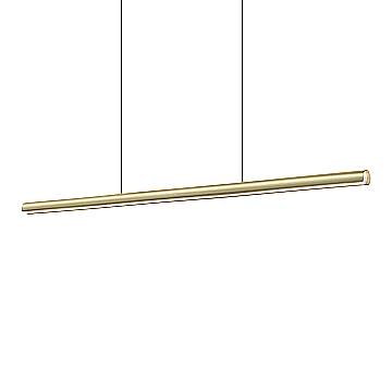 Ideal Lux Sospensione Moderna DORICA 1 luce LED integrato ottone metallo