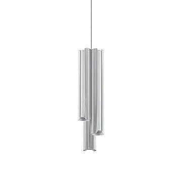 Ideal Lux Sospensione Moderna DORICA 3 luci LED integrato bianco metallo