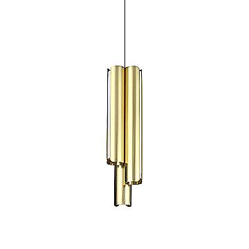 Ideal Lux lampadario moderno Dorica 3 luci LED integrato ottone metallo