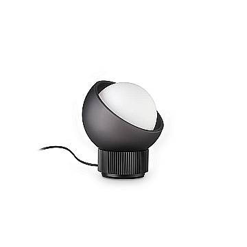 Ideal Lux Lampada da tavolo Bloom 1 luce G9 nero vetro alluminio