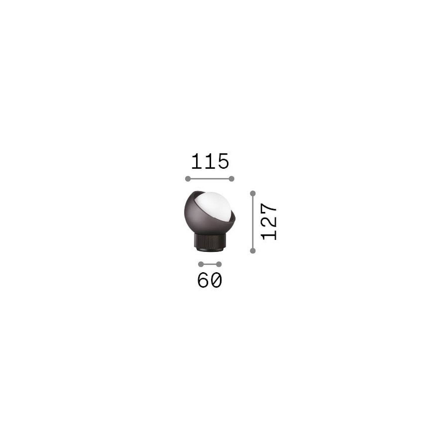 Lampada Da Tavolo Bloom 1 Luce G9 Nero 366517