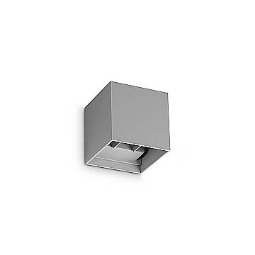 Ideal Lux applique moderna Atom 2 luci LED integrato IP54 grigio metallo