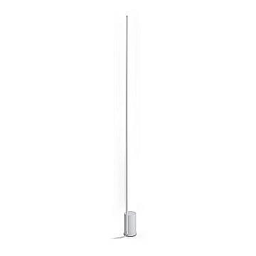 Ideal Lux Lampada da terra moderna Essence 1 luce LED integrato bianca metallo vetro Ideal Lux Lampada da terra moderna Essence 1 luce LED integrato bianca metallo vetro
