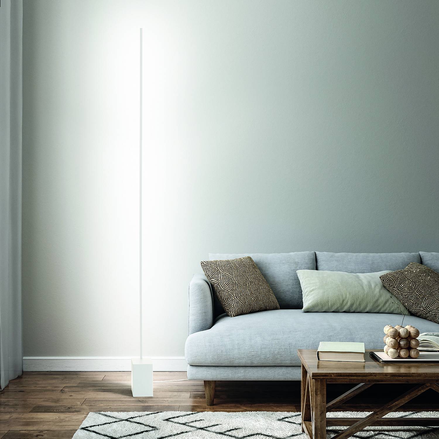 Lampada Da Terra Essence 1 Luce Led Integrato Bianca 367170