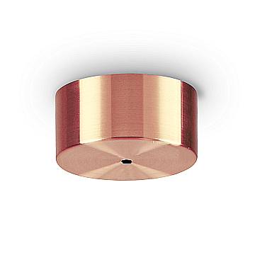 Ideal Lux Rosone Sospensione Mapa 1 luce Rame alluminio vetro