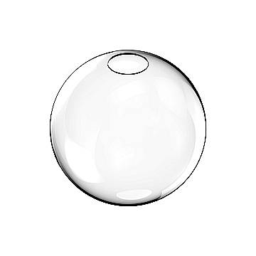 Ideal Lux Vetro di ricambio trasparente Mapa 40 cm vetro