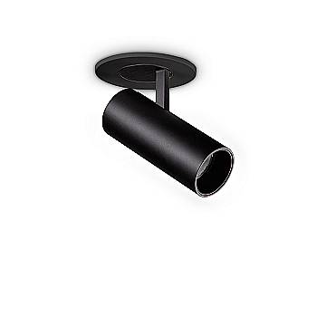 Ideal Lux Faretto moderno Nova 1 luce LED integrato nero vetro metallo