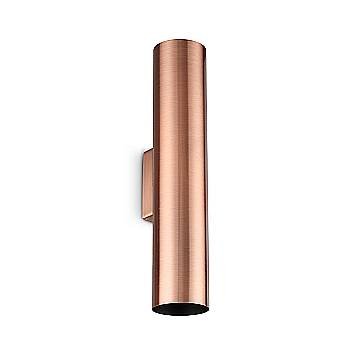 Ideal Lux Applique moderna Look 2 luci GU10 rame alluminio vetro Ideal Lux Applique moderna Look 2 luci GU10 rame alluminio vetro