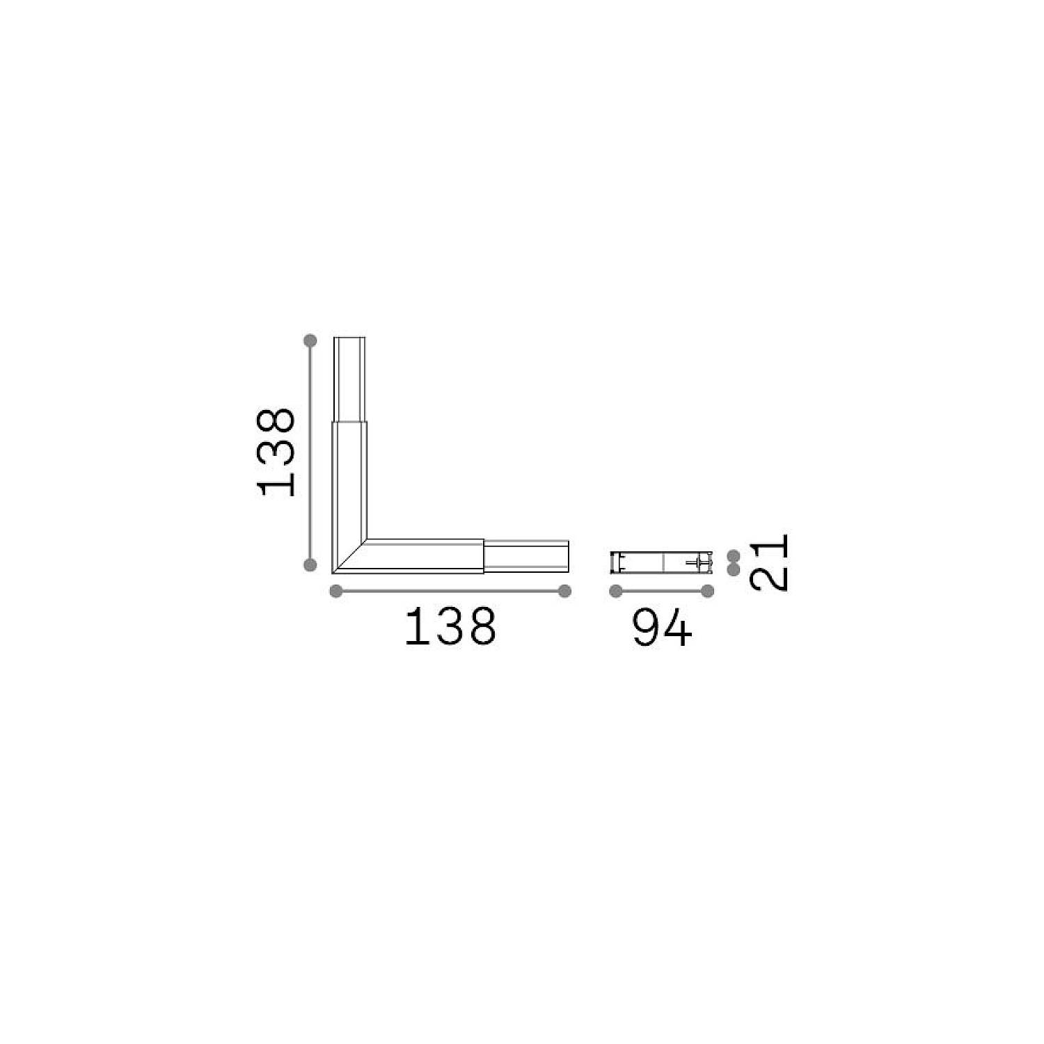 Steel_Sp_D20_Profilo_Angolare_Cieco_Nero 370200