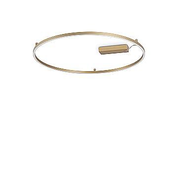 Ideal Lux Plafoniera Moderna Oracle 1 luce LED integrato ottone alluminio