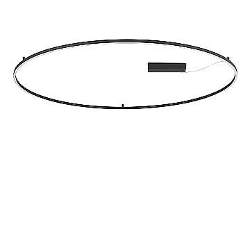 Ideal Lux Plafoniera Moderna ORACLE 1 luce LED integrato nero alluminio