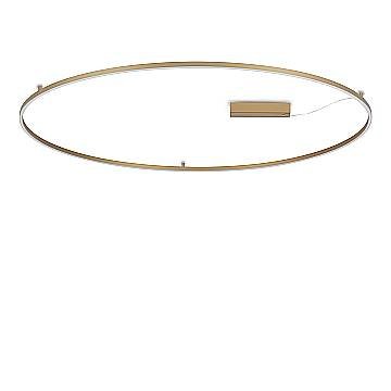 Ideal Lux Plafoniera Moderna Oracle 1 luce LED integrato ottone alluminio