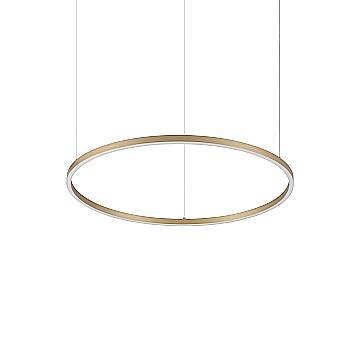 Ideal Lux Sospensione Moderna ORACLE 1 luce LED integrato ottone alluminio