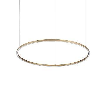 Ideal Lux Sospensione Oracle 1 luce LED integrato ottone alluminio