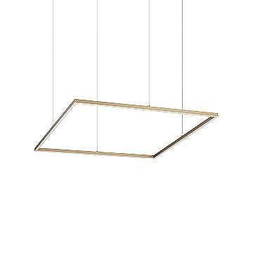 Ideal Lux Sospensione Oracle 1 luce LED integrato ottone alluminio