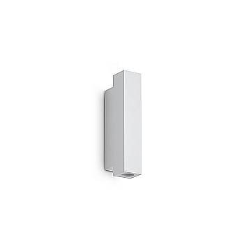 Ideal Lux Applique moderna Look 2 luci LED integrato bianco vetro metallo Ideal Lux Applique moderna Look 2 luci LED integrato bianco vetro metallo