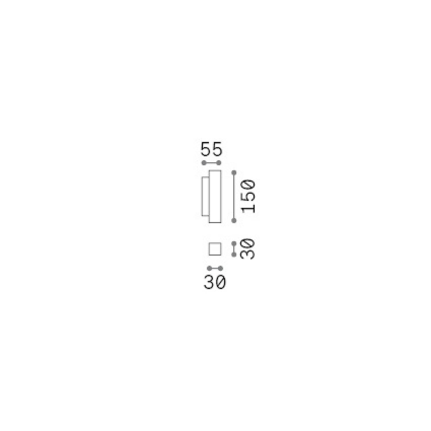 Applique Look 2 Luci Led Integrato Bianca 370699
