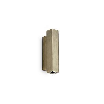 Ideal Lux Applique moderna Look 2 luci LED integrato ottone vetro metallo Ideal Lux Applique moderna Look 2 luci LED integrato ottone vetro metallo