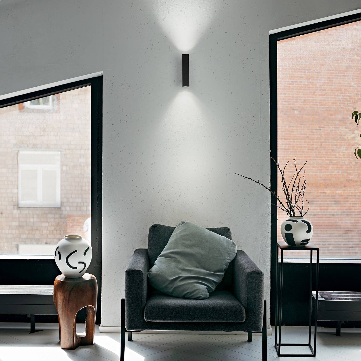 Applique Look 2 Luci Led Ottone 370712