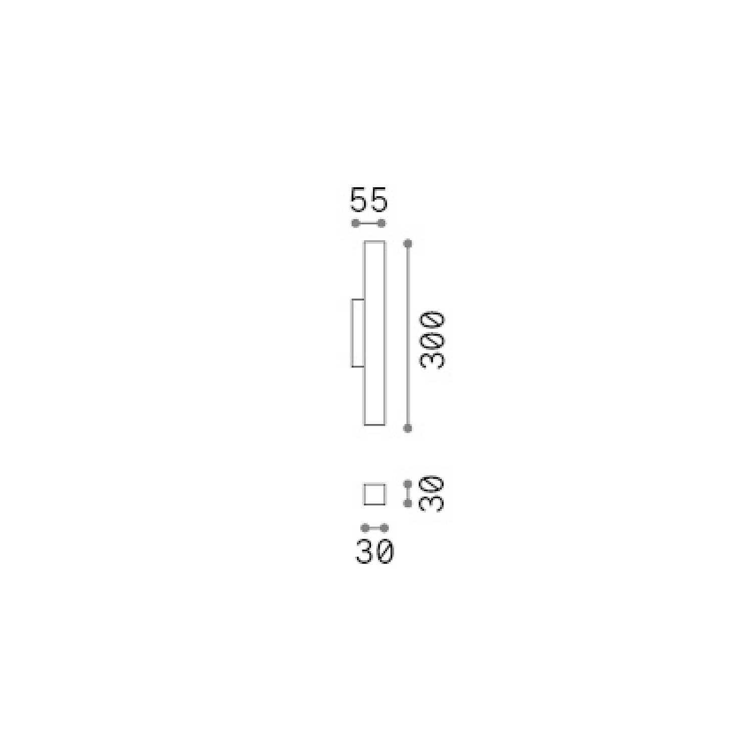 Applique Look 2 Luci Led Integrato Bianca 370750