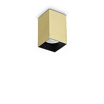 Ideal Lux Plafoniera Look 1 luce GU10 ottone alluminio vetro Ideal Lux Plafoniera Look 1 luce GU10 ottone alluminio vetro
