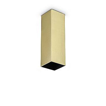 Ideal Lux Plafoniera Look 1 luce GU10 ottone alluminio vetro Ideal Lux Plafoniera Look 1 luce GU10 ottone alluminio vetro
