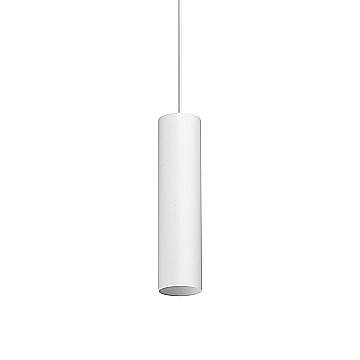 Ideal Lux Sospensione Look 1 luce GU10 bianca alluminio vetro Ideal Lux Sospensione Look 1 luce GU10 bianca alluminio vetro