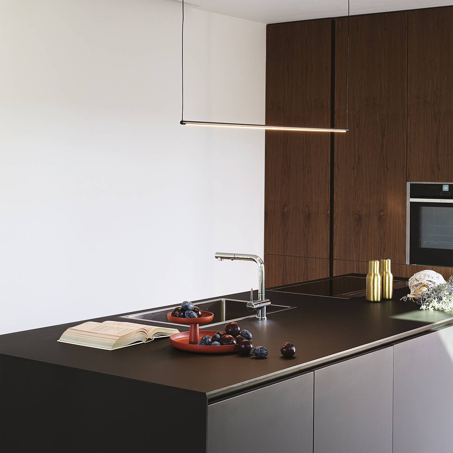 Lampada A Sospensione Essence 1 Luce Led Ottone 371795