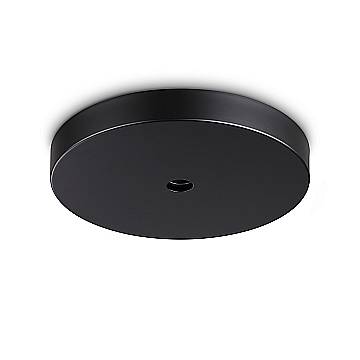Ideal Lux Plafoniera moderna Mapa 1 luce E14 nero alluminio vetro