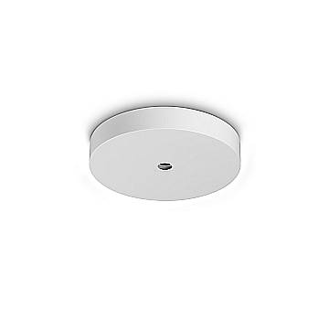 Ideal Lux Plafoniera moderna Mapa 1 luce E27 bianca alluminio vetro