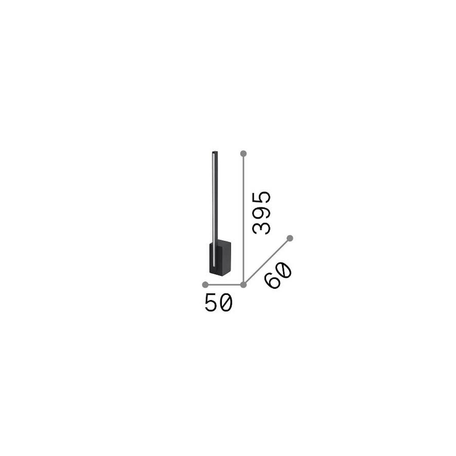 Lampada Da Tavolo Essence 1 Luce Led Nero 371900