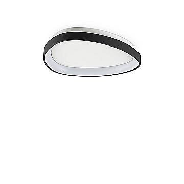 Ideal Lux Plafoniera Moderna Gemini 1 Luce LED Integrato Nero Metallo