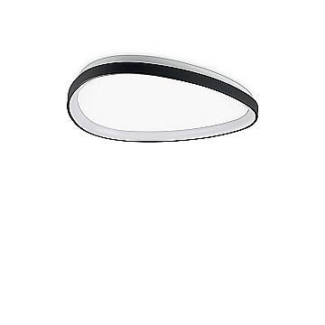 Ideal Lux Plafoniera Moderna Gemini 1 Luce LED Integrato Nero Metallo