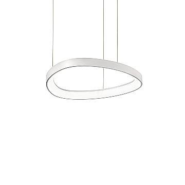 Ideal Lux Sospensione Gemini 1 luce LED integrato bianco metallo
