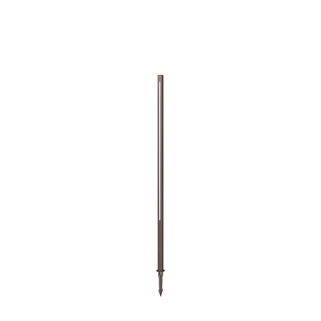 Ideal Lux Lampada da terra Jedi 1 luce LED integrato IP65 coffee metallo