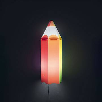 Applique Moderna Pin Pen Polilux ® Grafica Arcobaleno 1 Luce E27