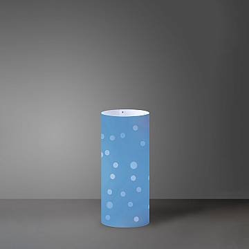Lampada Da Scrivania-Ufficio Moderna Pois Polilux ® Blu Pastello 1 Luce E27