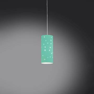 Sospensione Moderna Pois Polilux ® Verde Pastello 1 Luce E27