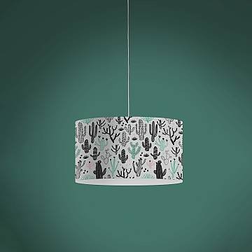 Lampadario Moderno Decolight Polilux ® Grafica Cactus 3 Luci E27