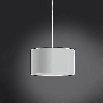 Sospensione Moderna Decolight Polilux ® Bianco 1 Luce E27 D40Cm