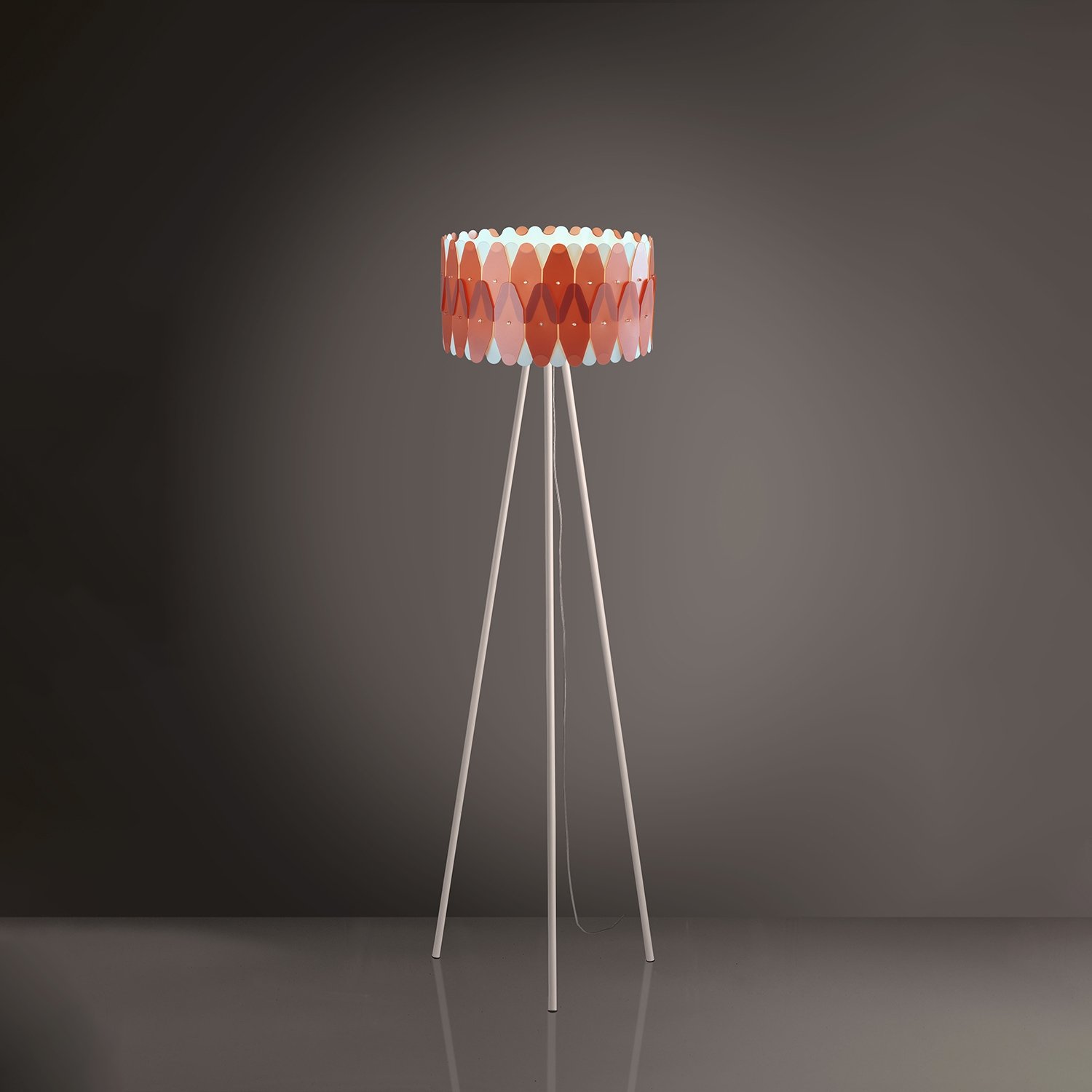 Piantana Moderna Amanda Polilux ® Rame E Metallo 1 Luce E27 AMD-C/3P/148/COP