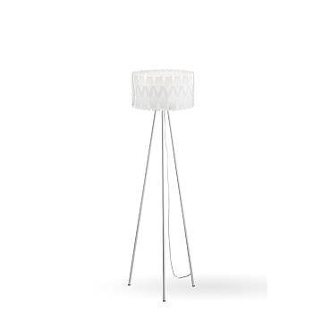Piantana Moderna Amanda Polilux ® Bianco E Metallo 1 Luce E27 Piantana Moderna Amanda Polilux ® Bianco E Metallo 1 Luce E27