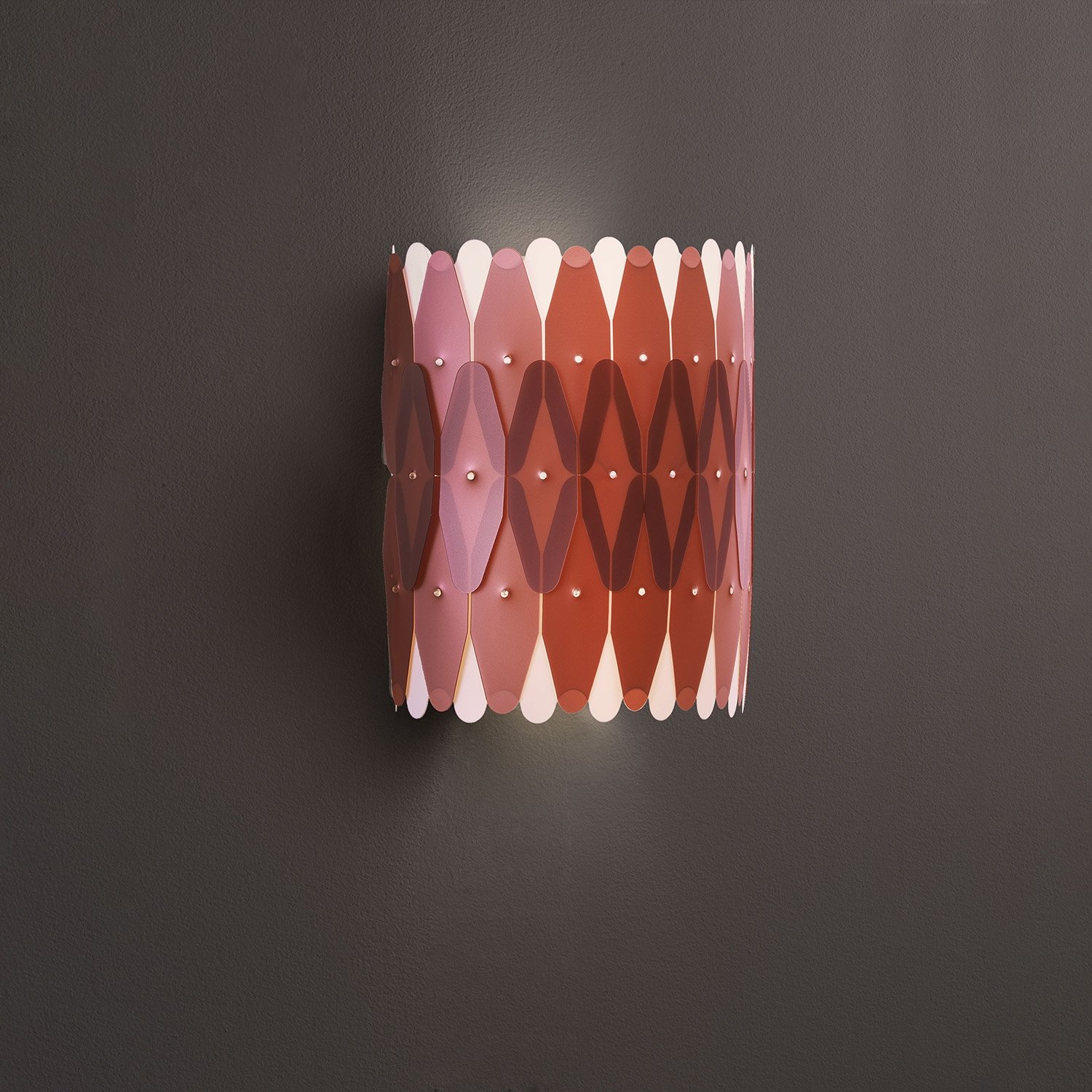Applique Moderna Amanda Polilux ® Rame 1 Luce E27 AMD/A/NC/COP