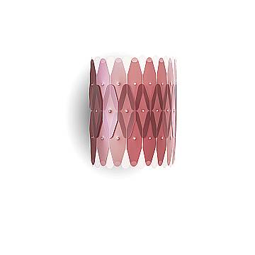 Applique Moderna Amanda Polilux ® Pink Metal 1 Luce E27