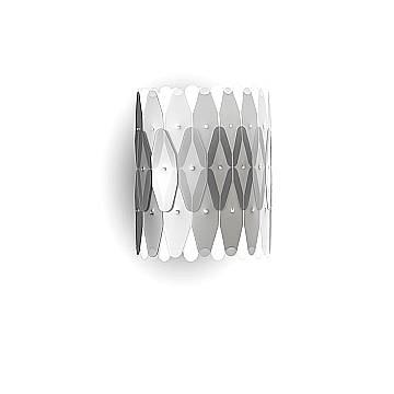 Applique Moderna Amanda Polilux ® Argento 1 Luce E27