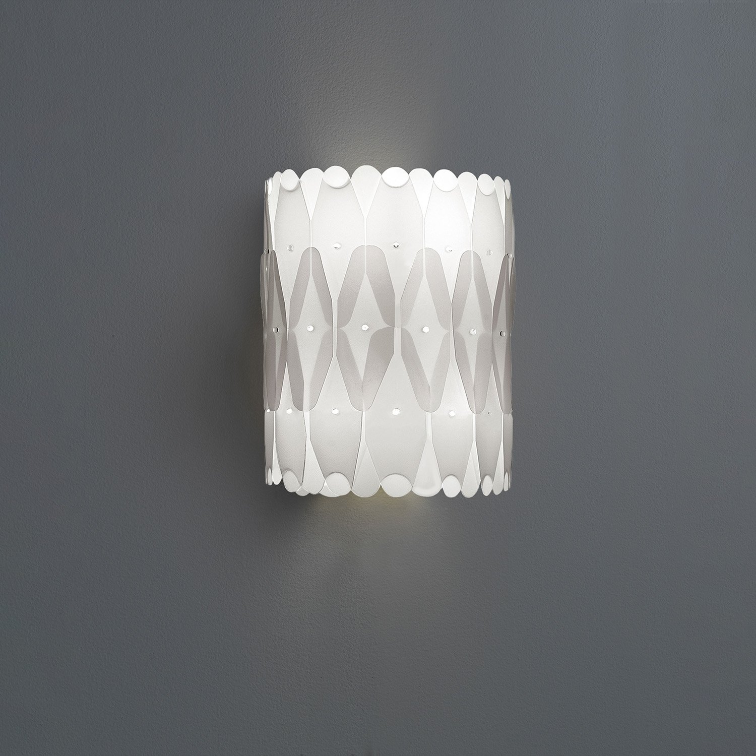 Applique Moderna Amanda Polilux ® Bianco 1 Luce E27 AMD/A/NC/W