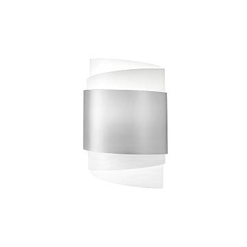 Applique Moderna Bea Polilux ® Argento 1 Luce E27