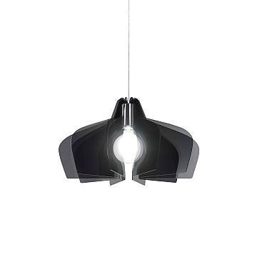 Sospensione Moderna Space Collection Polilux ® Fumè 1 Luce E27 D50Cm Sospensione Moderna Space Collection Polilux ® Fumè 1 Luce E27 D50Cm