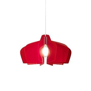 Sospensione Moderna Space Collection Polilux ® Rosso Fluorescente E27 D58Cm Sospensione Moderna Space Collection Polilux ® Rosso Fluorescente E27 D58Cm